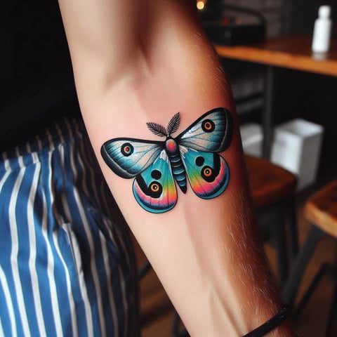 Cercopia Moth tattoo