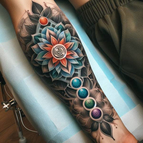 Chakra Yoga Tattoo 1