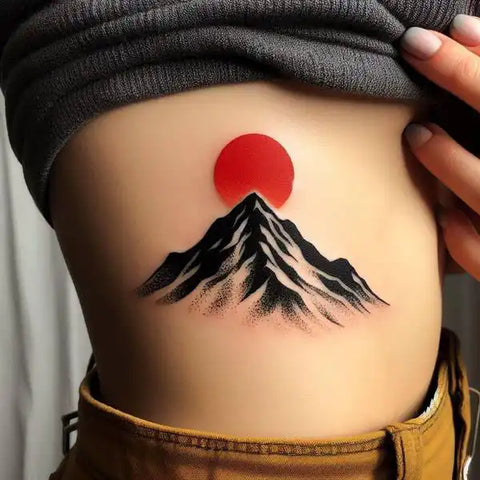 Colorado Mountain tattoo 1