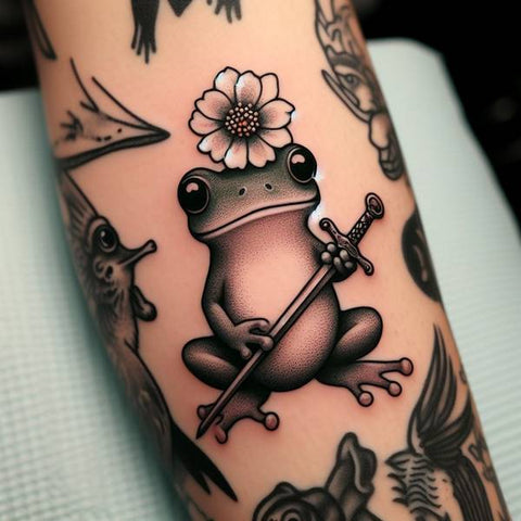 Coqui Frog Tattoo 1