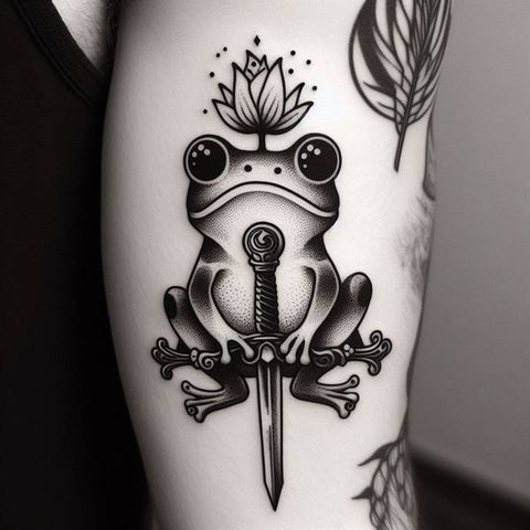 Coqui Frog Tattoo 2