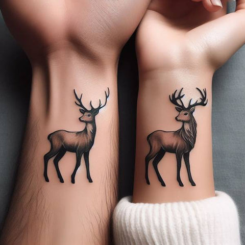 Couple Deer Tattoo 1