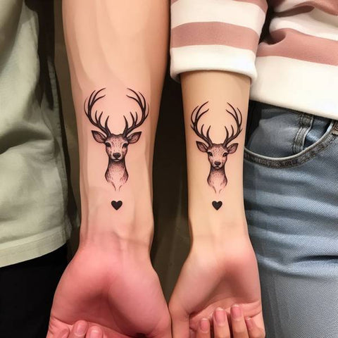 Couple Deer Tattoo 2