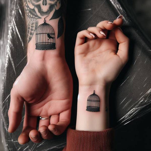 Couple Hand Tattoo