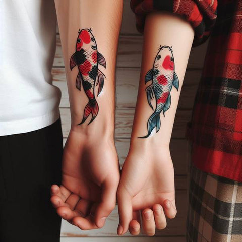 Couple Japanese Tattoo