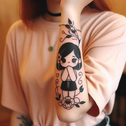 Cute Cartoon Tattoo 1