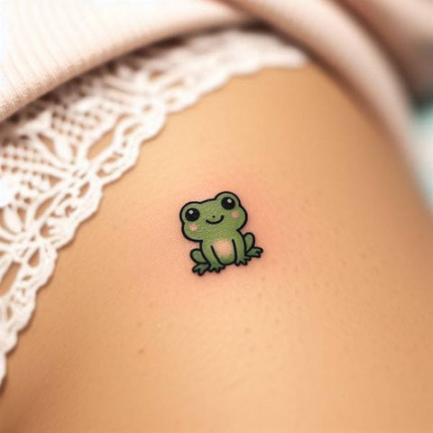 Cute Frog Tattoo 1