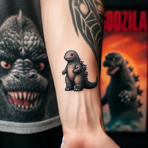 Just got a shitty Godzilla tattoo done : r/GODZILLA