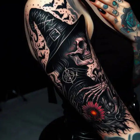 Dark Witch Tattoo 2
