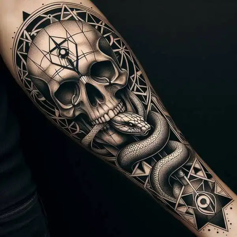 Death Eater Geometric Tattoo 2