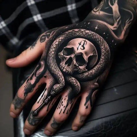 Death Eater Hand Tattoo 1