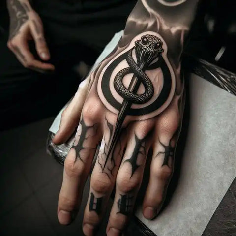 Death Eater Hand Tattoo 2