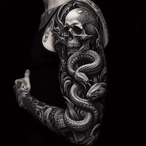 Death Eater Sleeve Tattoo 2