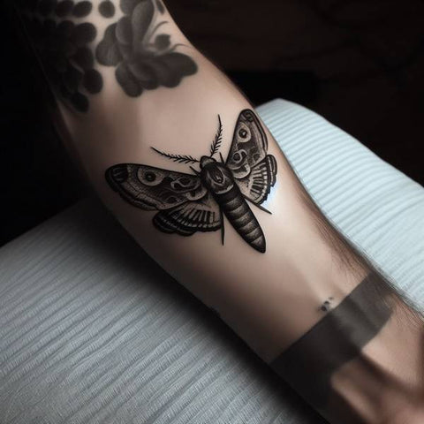 Death Moth Tattoo 2