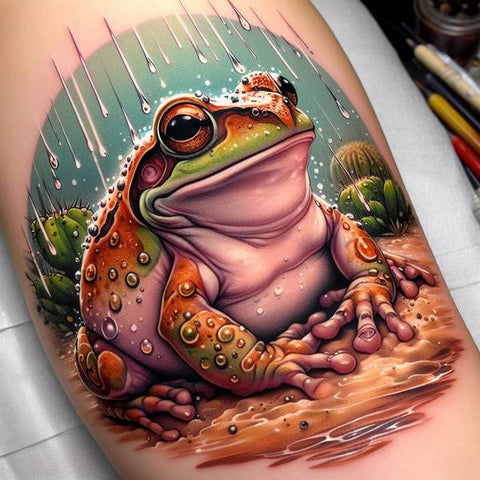 Desert Rain Frog Tattoo