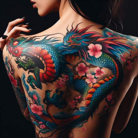 Dragon Back Tattoo