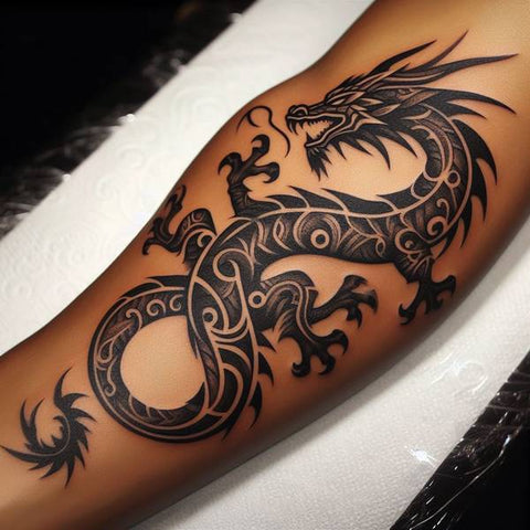 Dragon Polynesian Tattoo 2