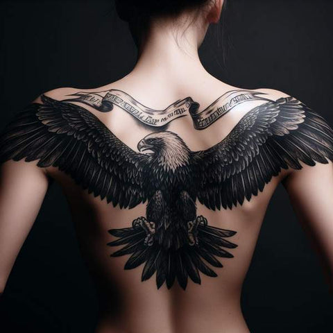 Eagle Back Tattoo