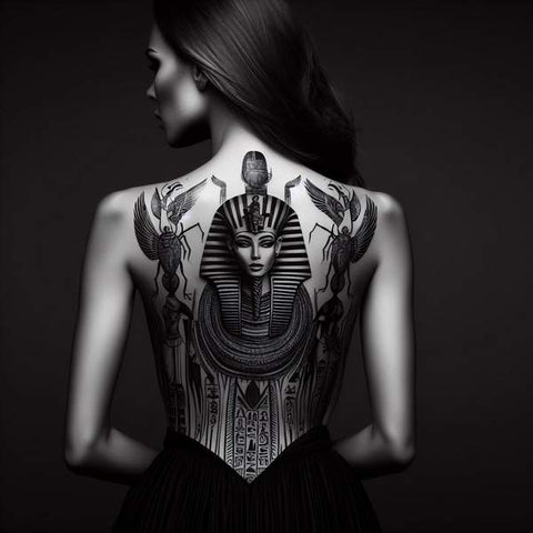 Egyptian Back Tattoo