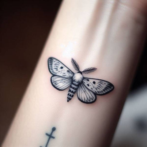 Ellie Moth Tattoo 1