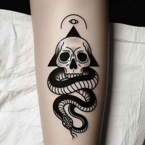 Engaging Death Eater Tattoos That Are Big In The Wizarding World!