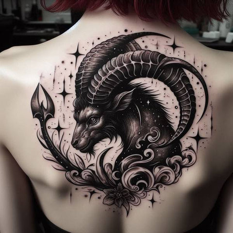 Evil Capricorn Tattoo
