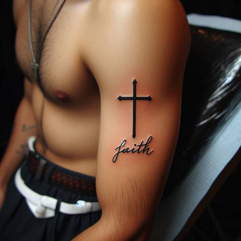 Faith Arm Tattoo
