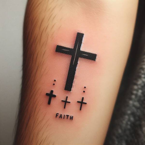 Faith Cross Tattoo 1