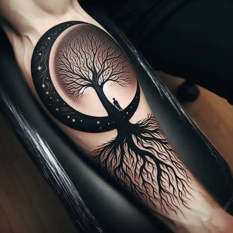 Family Tree and Moon Tattoo 2