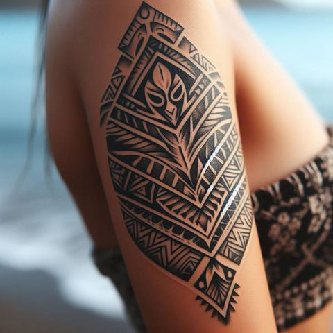 Female Polynesian Tattoo