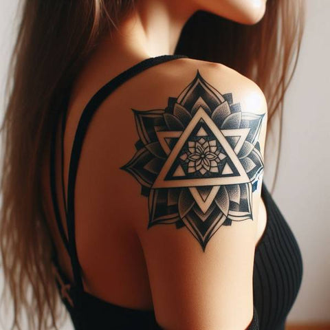 Feminine Sacred Geometry Tattoo 1