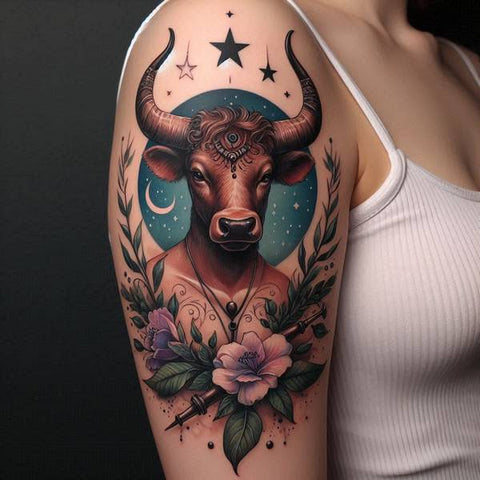 Feminine Taurus Tattoo