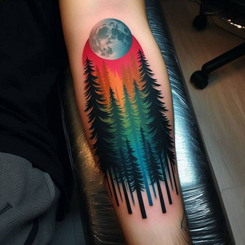 Forest Tree Tattoo