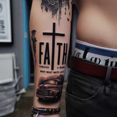 Forming A Bond With What Was Lost The Straight Cut Meaning Behind Faith Tattoos