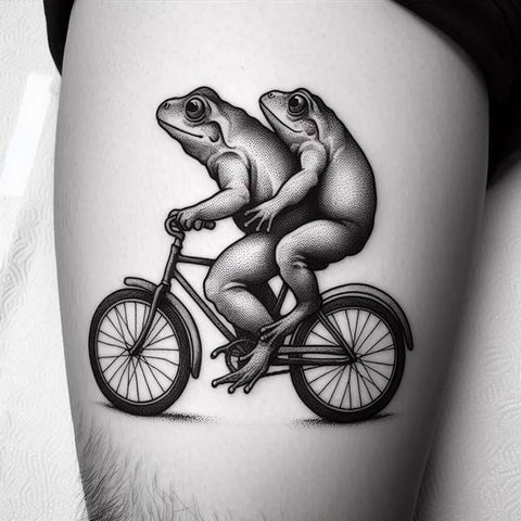 Frog and Toad Tattoo 2