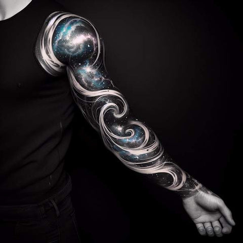 Galaxy Sleeve Tattoo