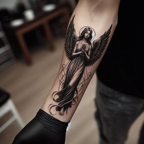 Gothic Angel Tattoo 1