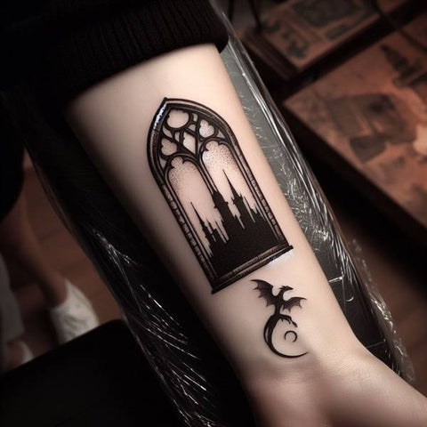 Gothic Architecture Tattoo 1