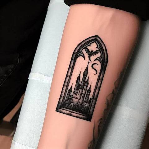 Gothic Architecture Tattoo 2