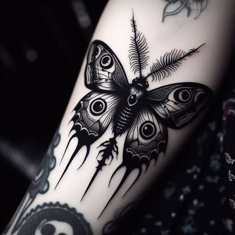 Gothic Butterfly Tattoo