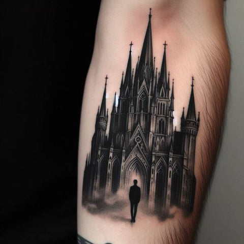 Gothic Castle Tattoo 2