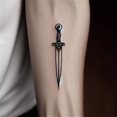 Gothic Dagger Tattoo 1