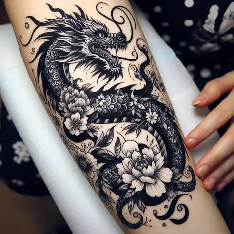 Gothic Dragon Tattoo