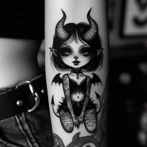 Gothic Girl Tattoo