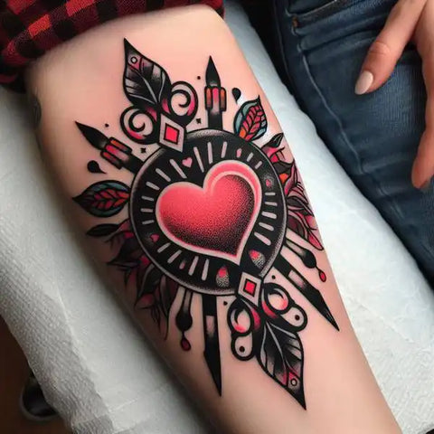 Gothic Heart Tattoo