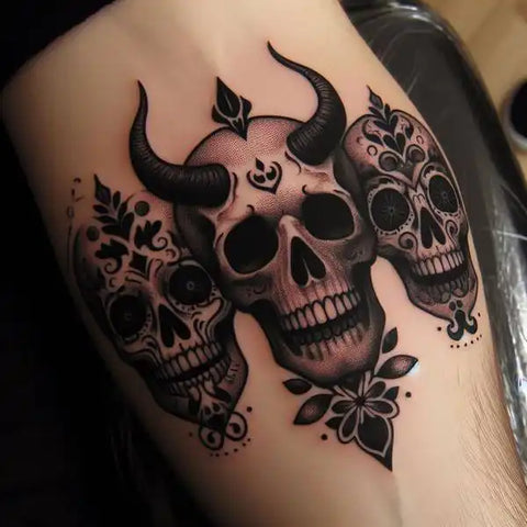 Gothic Skull Tattoo