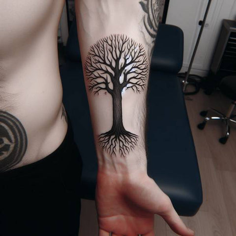 Gothic Tree Tattoo