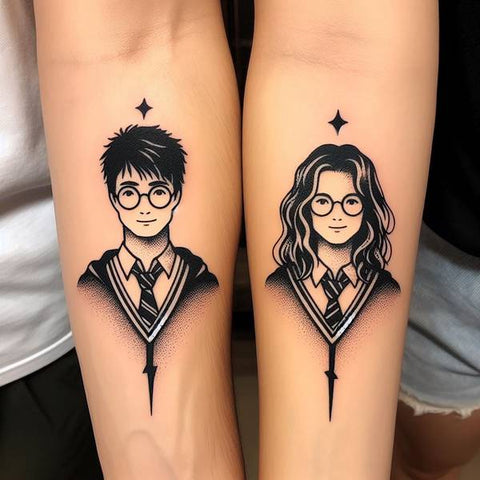 Harry Potter Couple Tattoo 2