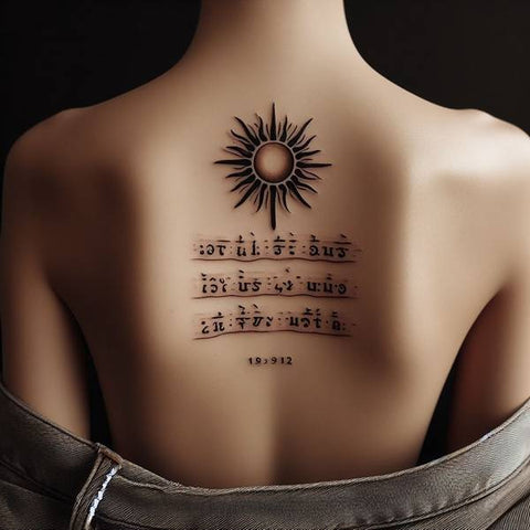 Hebrew Bible Verse Tattoo