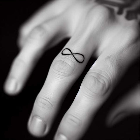 Infinity Finger Tattoo